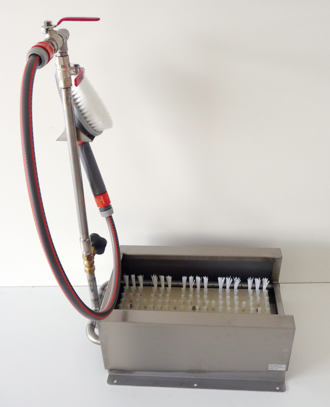 Schuhwaschanlage mit Sammelwanne – Bild 2