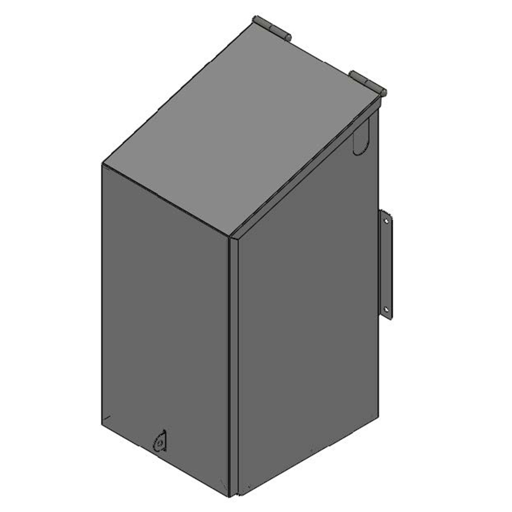 Abschliessbarer Kanisterhalter 1 x 20/25 L – Bild 2